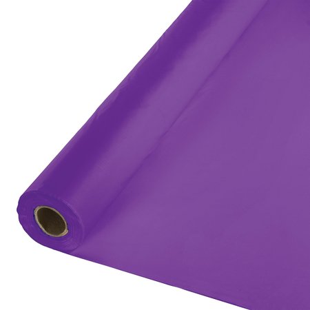 TOUCH OF COLOR 100' x 40" Amethyst Purple Plastic Banquet Roll 318934